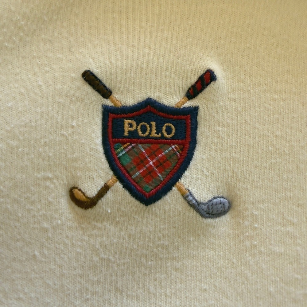 Polo Golf Ralph Lauren Polo Shirt Mens XL Yellow Short Sleeve Embroidered Crest - Picture 5 of 9